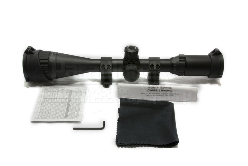 Field Sport 4-16x40 Scope with Illuminated Mil-Dot Reticle - Click Image to Close
